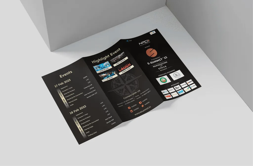 Letterfold brochure